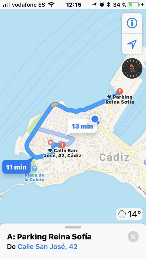 Apartamento San Felipe Neri Leilighet Cádiz Eksteriør bilde